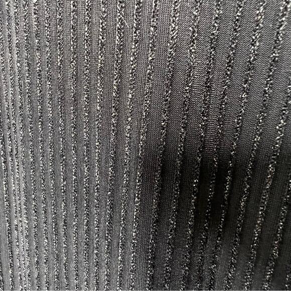 NWT Y2K Deb Auditions Black Sparkly Ribbed Dress 2X Plus Size Formal NOS - Picture 7 of 7